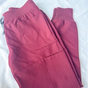 FIGS Women's Burgundy Nepal Joggers